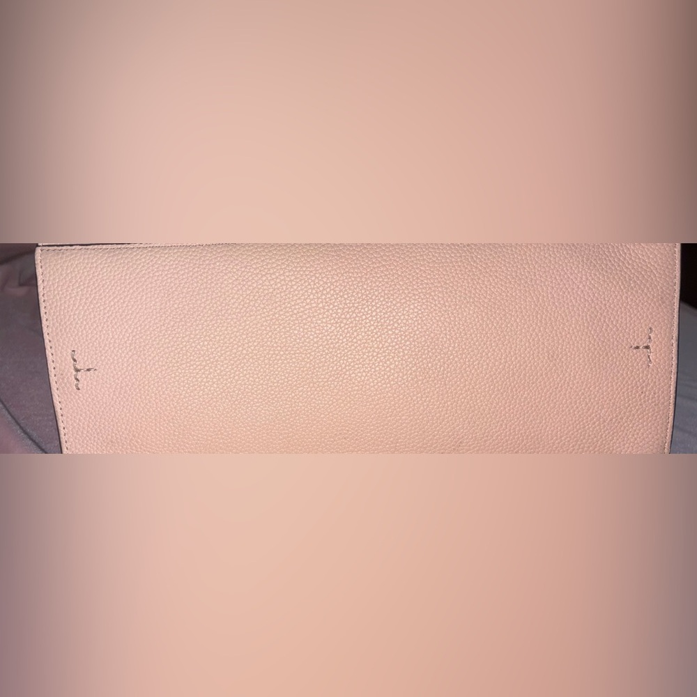 Authentic Limited Edition Tory Burch Brooke Tote “Pink Salt” 12”x 12” + Dust Bag - Picture 5 of 16